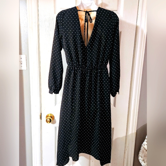 Miss Selfridge Polka-dot Midi Dress - Picture 5 of 8